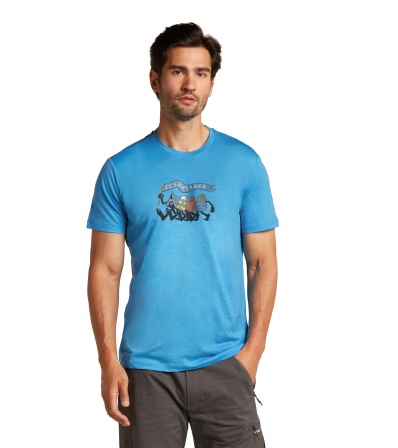 Тениска Icebreaker Merino 150 Tech Lite SS T-Shirt Hike Together Summer 2025