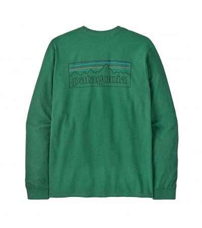 Блуза Patagonia Long-Sleeved P-6 Logo Responsibili-Tee M's Summer 2025