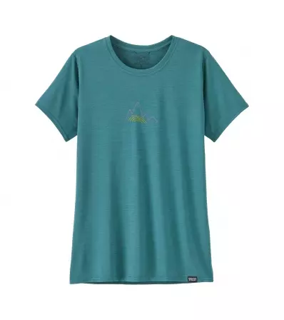 Тениска Patagonia Capilene Cool Daily Graphic Shirt Lands W's Summer 2025