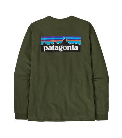 Блуза Patagonia Long-Sleeved P-6 Logo Responsibili-Tee M's Summer 2025