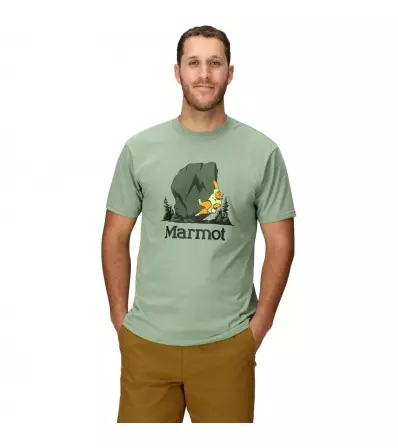 Тениска Marmot Bouldering Marty SS Shirt M's