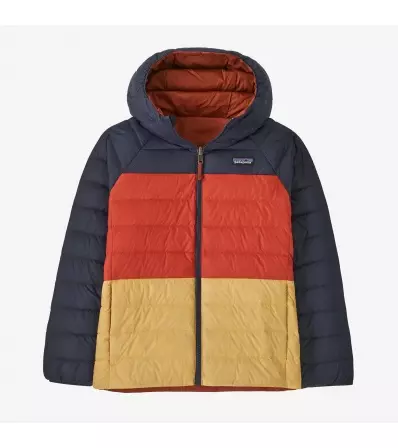 Детско Яке Patagonia Kids Reversible Down Sweater Hoody