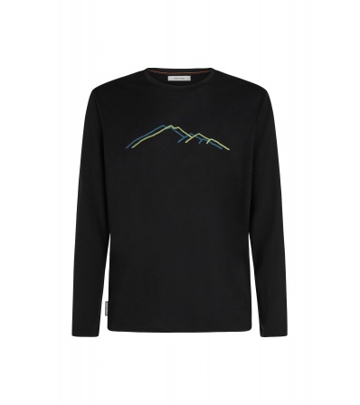 Тениска Icebreaker Merino 150 Tech Lite LS T-Shirt Rainer Ridge M's
